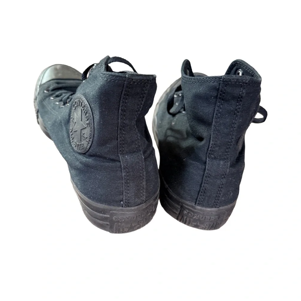 Converse Chuck Taylor All Star High Top Triple Black Sneakers – Men’s Size 11 - Picture 8 of 10